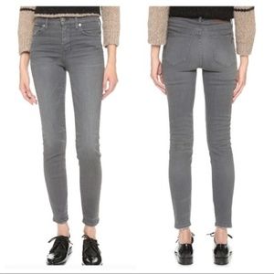 Madewell High Riser Skinny Grey 9"